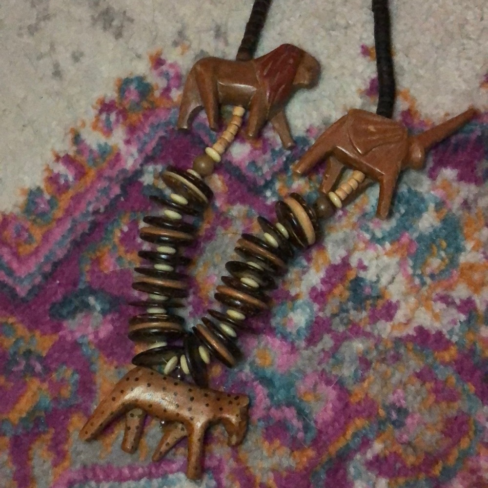Wooden Safari necklace